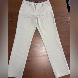 Dockers Men Light Beige Classic Khaki Pants Slim Smart 360 Flex 32 X 32